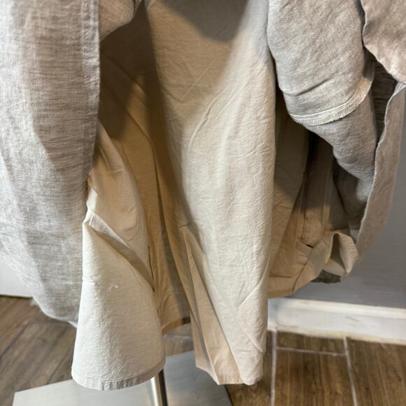 Quince 100% European Linen Fit & Flare Midi Dress, Flax, M - Picture 5 of 9